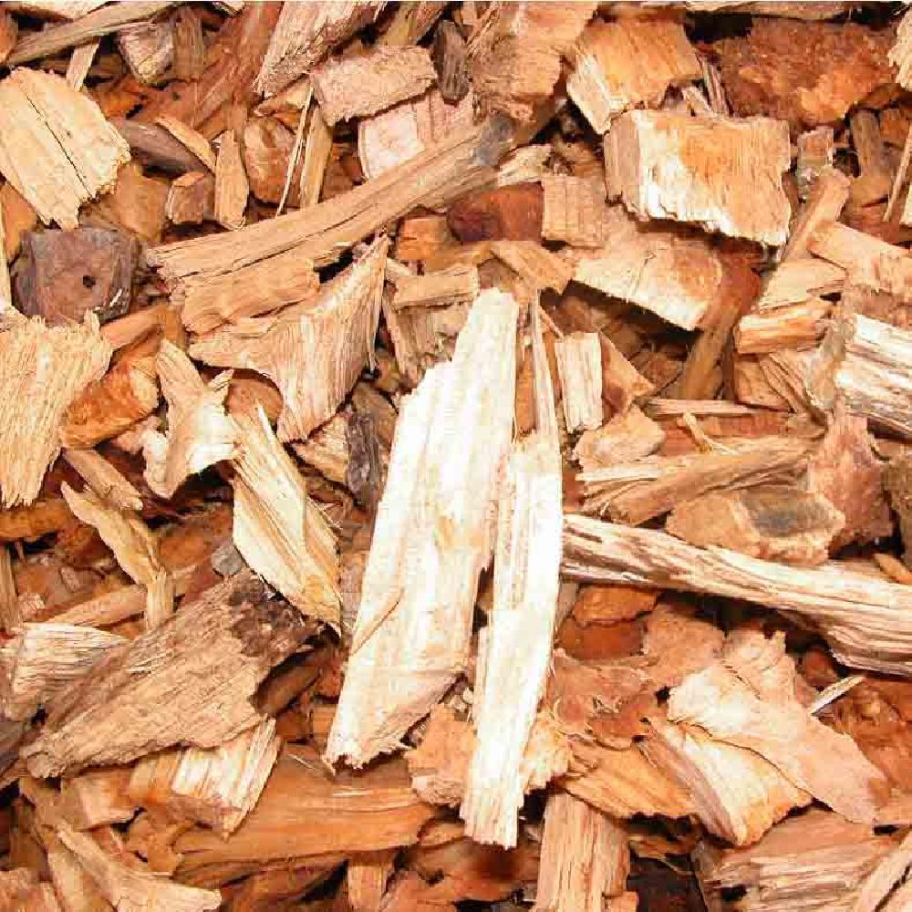 Copeaux de bois clair : paillage naturel vendu en vrac