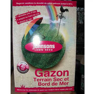Gazon terrain sec et bord de mer